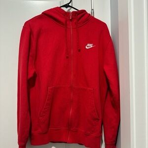 Small red hoodie